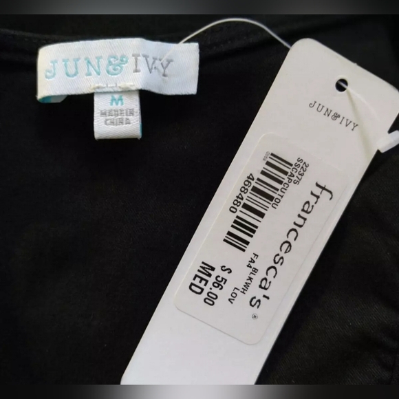 NWT Jun & Ivy black and white short dress. Size Medium. - Picture 3 of 6